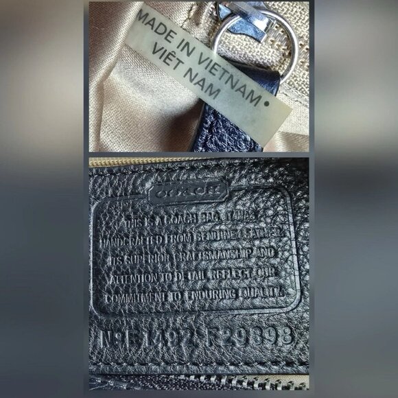 EUC Coach Park Carrie Leather Tote F29898 in black - Picture 10 of 13